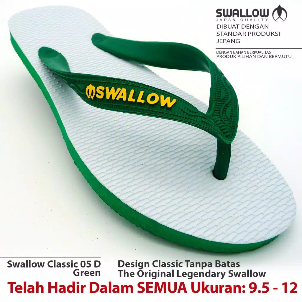 (COD) Sandal Jepit Karet Swallow 05 Classic Murah