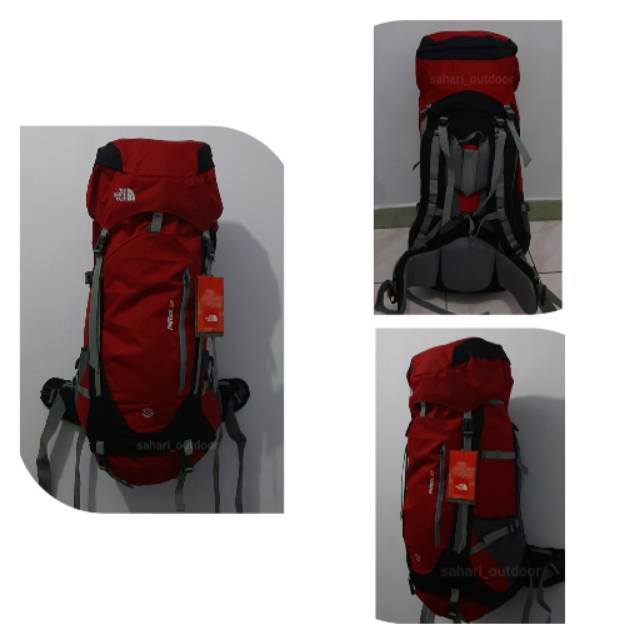 tas gunung carrier TNF lokal patrol 65L includ RAIN COVER