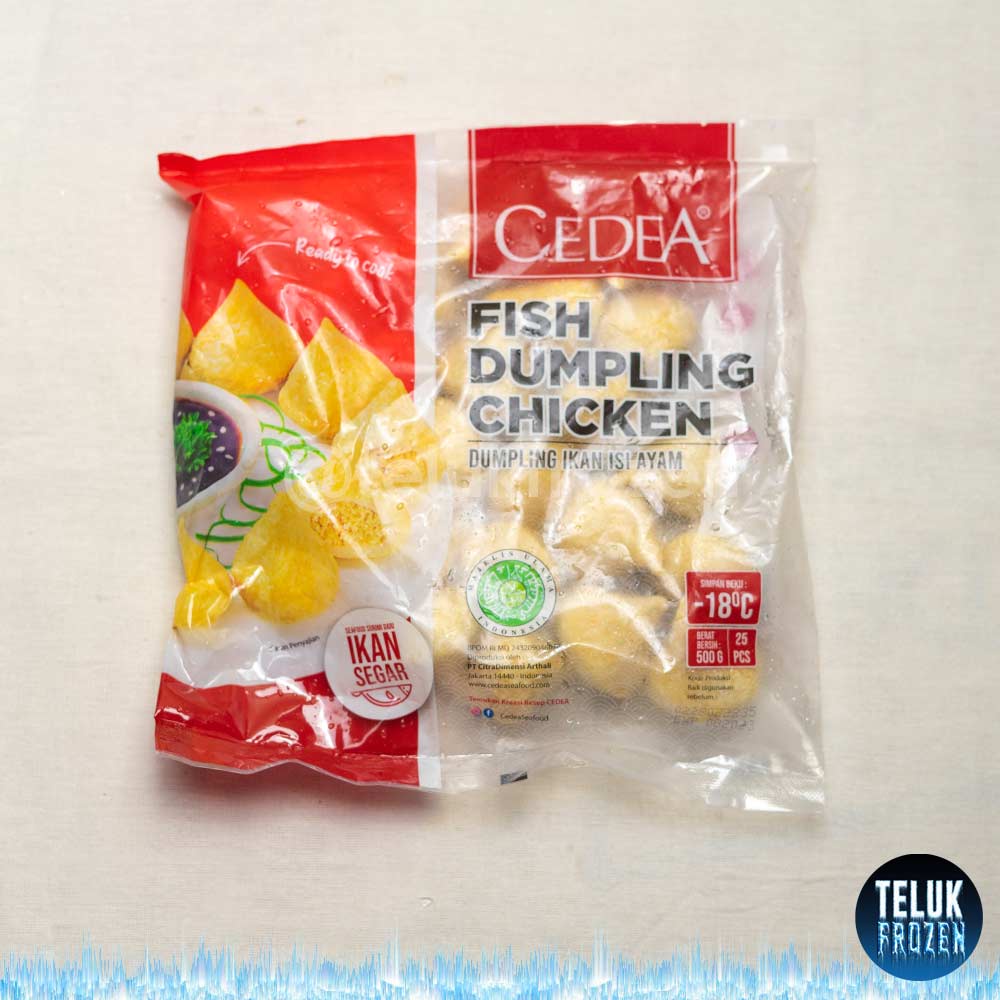 

cedea fish dumpling chicken 500gr ikan isi ayam 500 gram bakso shabu shabu halal baso