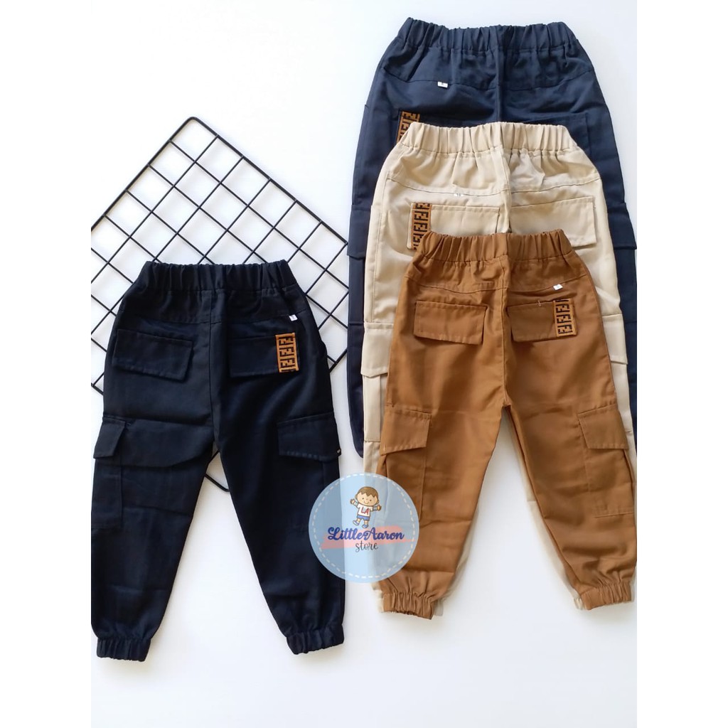 LittleAaron CELANA PANJANG CARGO A celana pants anak laki premium