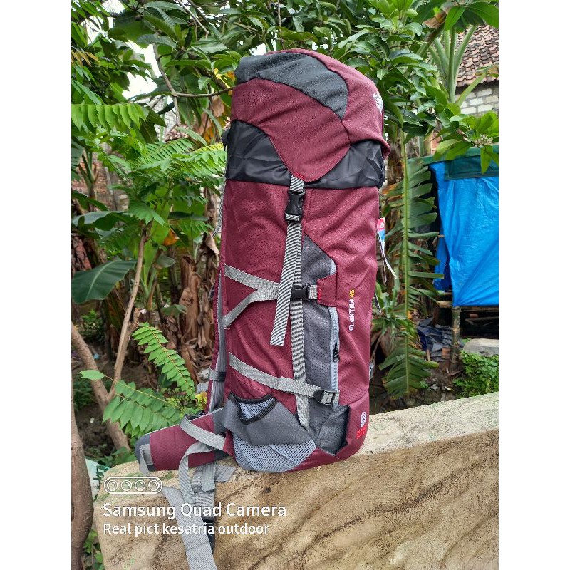 carrier 45L free raincover/carrier elektra 45L/tas gunung/tas camping