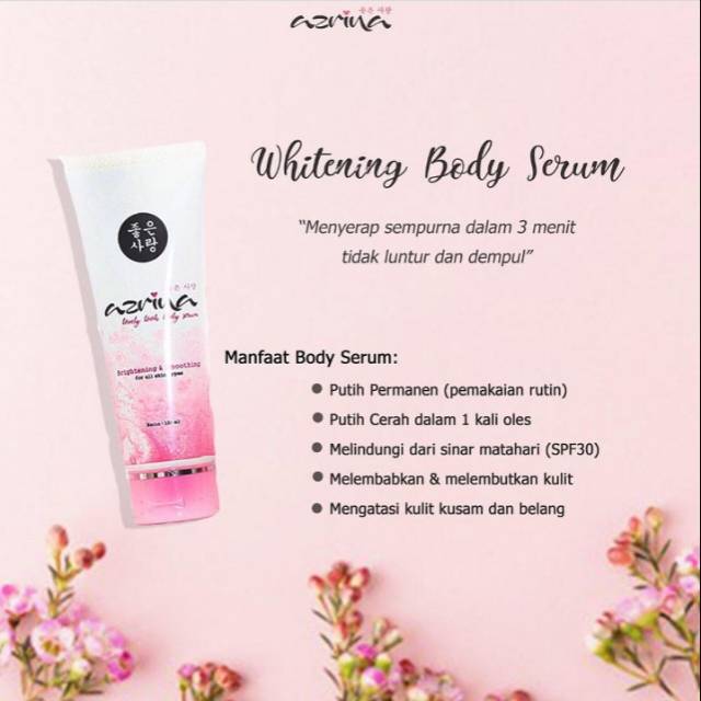 Azrina whitening body serum