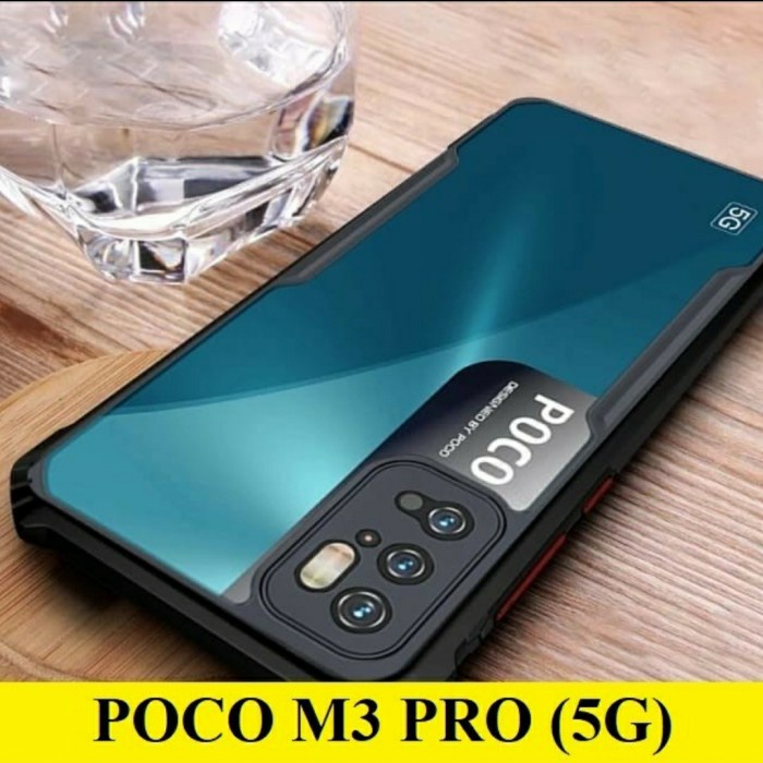 S/P- CASING COVER CASE pocophone m3 pro 5G case armor shockproof- case tpu amor poco m3 pro