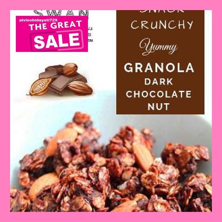 

Al04Nind Crunchy Granola Dark Chocolate Nut /Whole Almonds Langsung Cemil Indvvl03