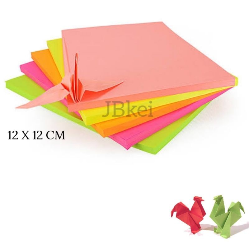 

Kertas Origami Lipat Colour Paper Fluorescent Papers/Kertas Warna