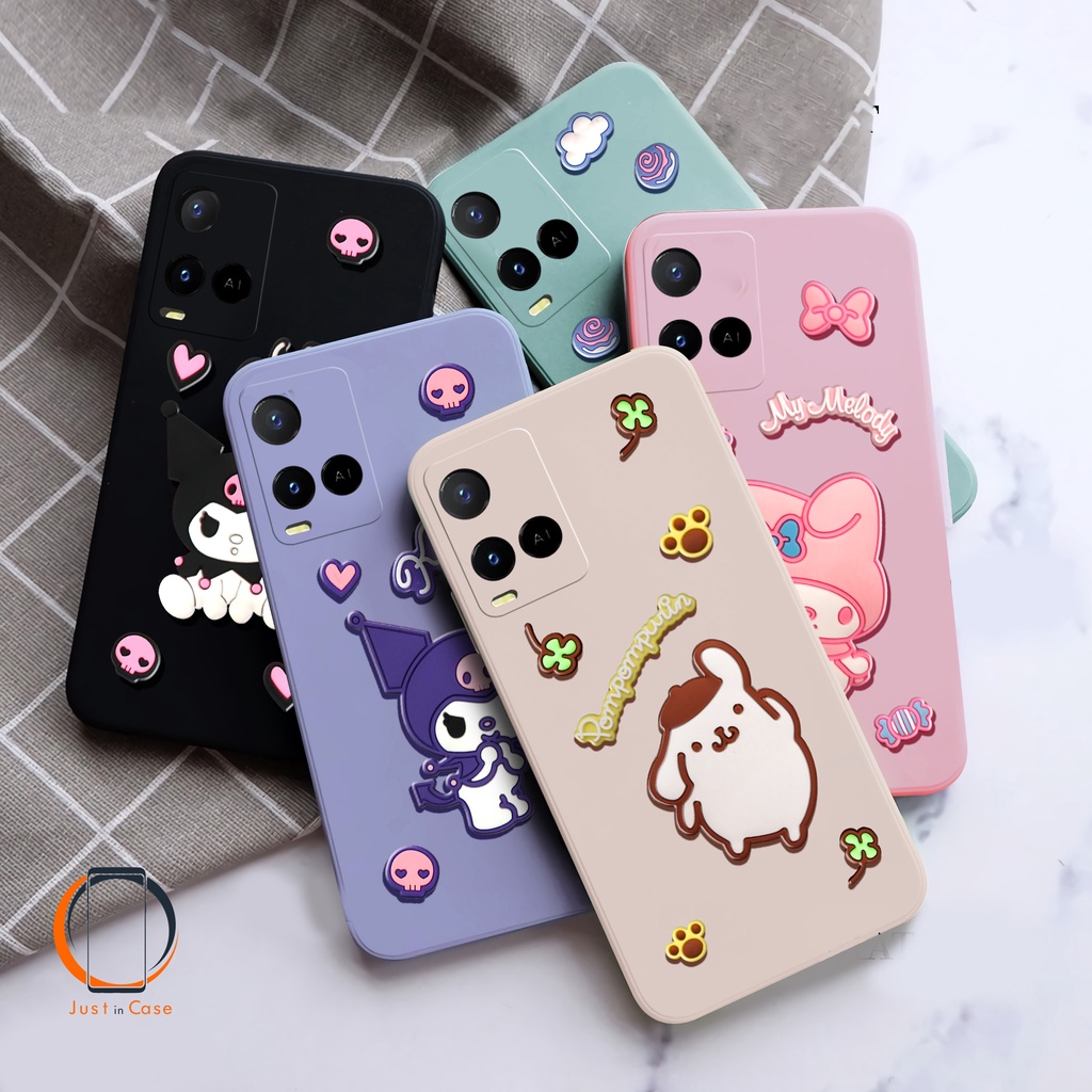 Softcase Macaron Timbul 3D VIVO VIVO Y21 Y21S Y21T Y21A Y33S Y33T Y16 Y35 Y20 Y12S Y20S V23E V21 V20 SE V20 Y30 Y50 Y11 Y12 Y15 Y17 Y91 Y93 Y95 Y15s Y51 Y51A V17 V19 S1 S1 PRO Z1 PRO V15 V11 Y91C Y53S