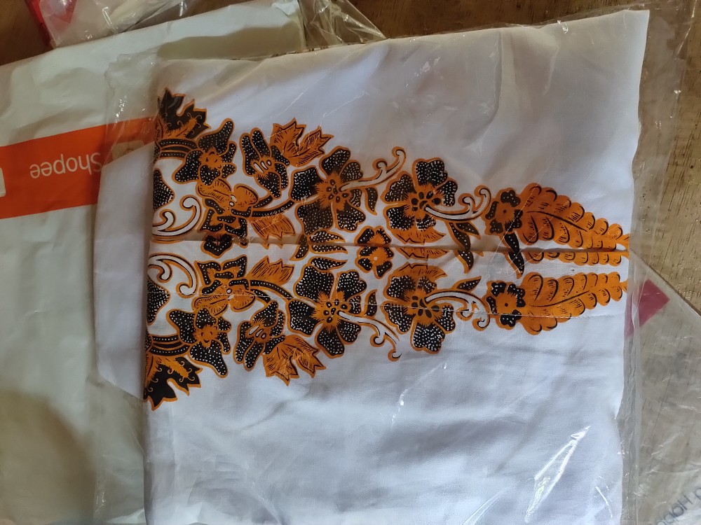 Yudhistira Putih Kemeja Batik Pria Panjang Full Furing By Dewo