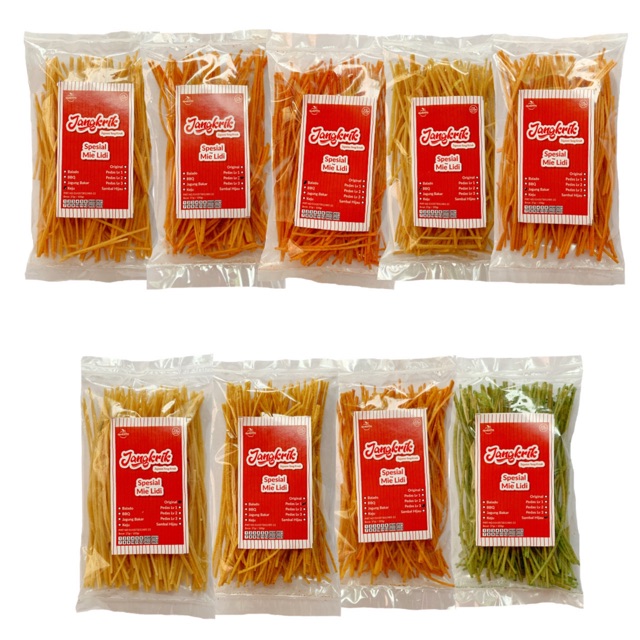 Makaroni Pedas &amp; Mie Lidi Pedas Spesial / Pedes Murah Jangkrik