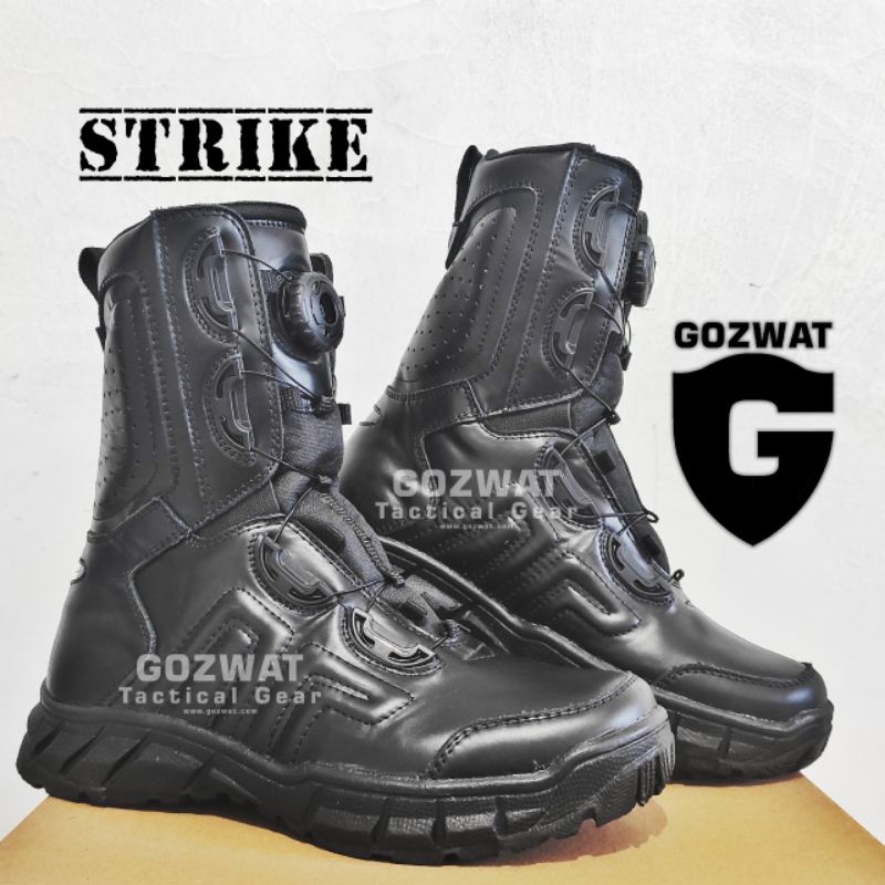 Sepatu Tactical Gozwat Strike PDL Tali Putar TNI Polri Gozwat Tactical Gear