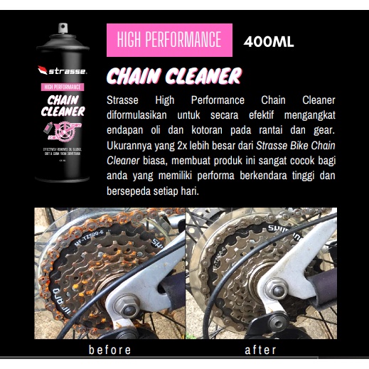 Strasse High Performance Bike Chain Cleaner cairan pembersih rantai sepeda roadbike MTB Seli