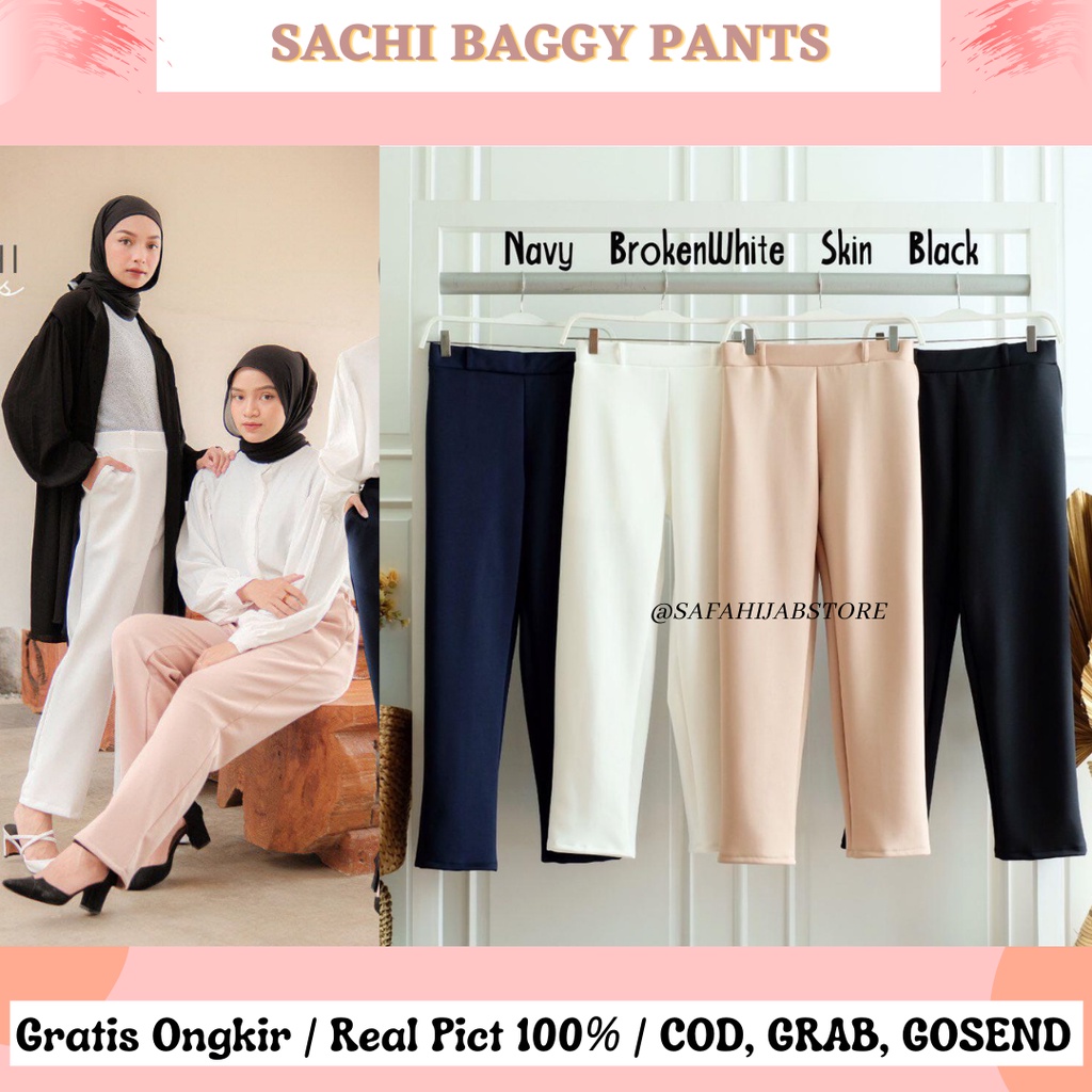 SACHY / SACHI SCUBA / BAGGY PANTS / CELANA SCUBA / CELANA KERJA KANTOR