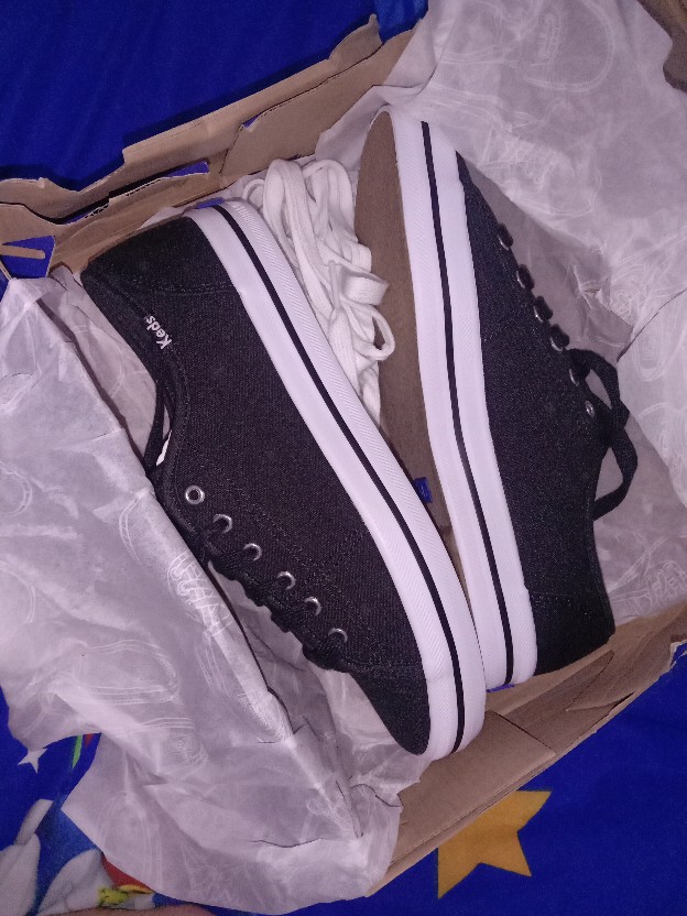 Keds Sepatu Wanita Kickstart Seasonal Solid Black Wf54684