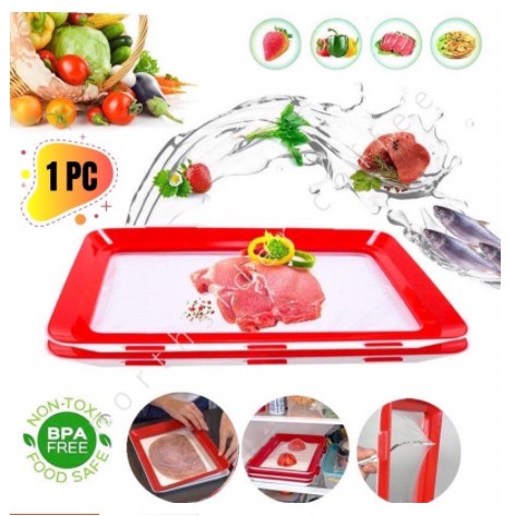 Tempat Makanan Plastik Press / Vacuum try / Food storage / Smart tray