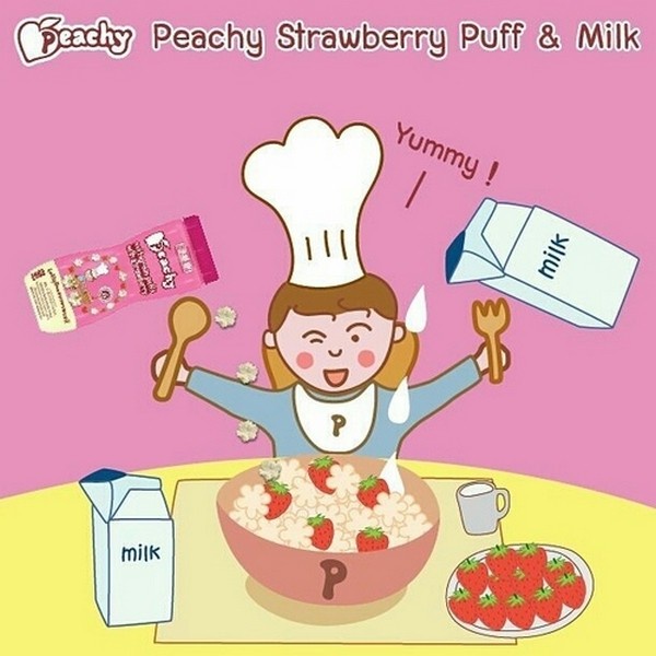 

Da202X6 Peachy Multigrain Puffs - Strawberry Xa20X1