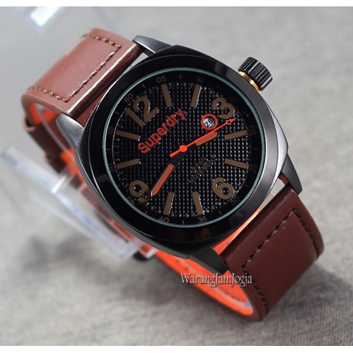 Jam Tangan Superdry Brown Orange