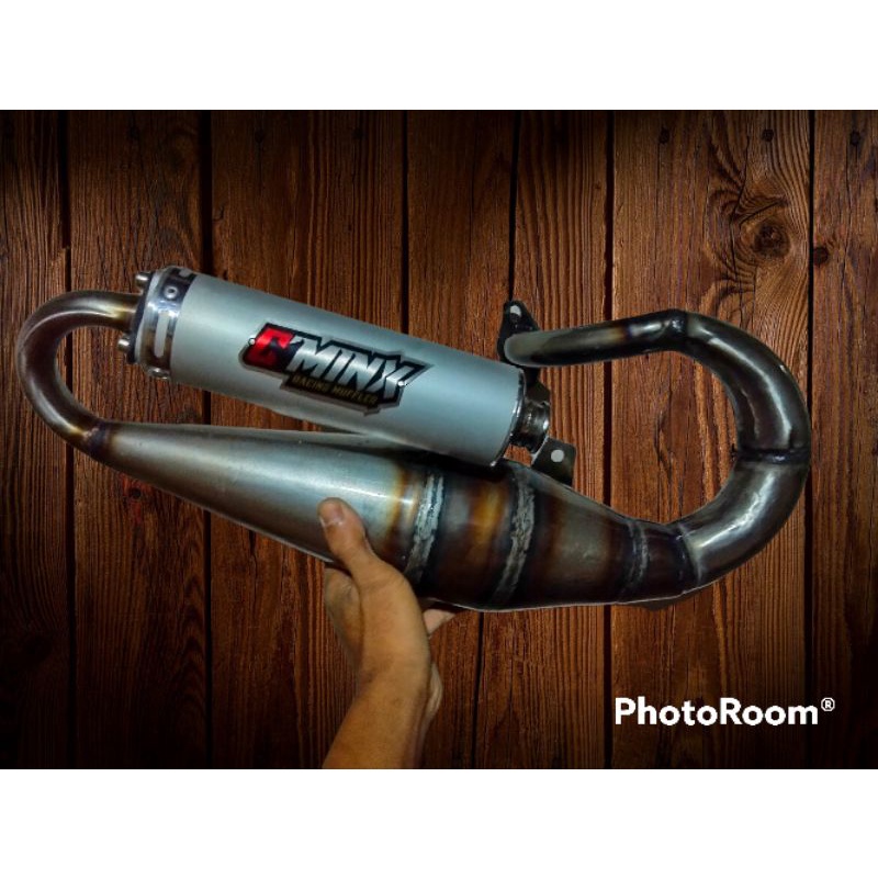 knalpot matic 2tak qinqi new