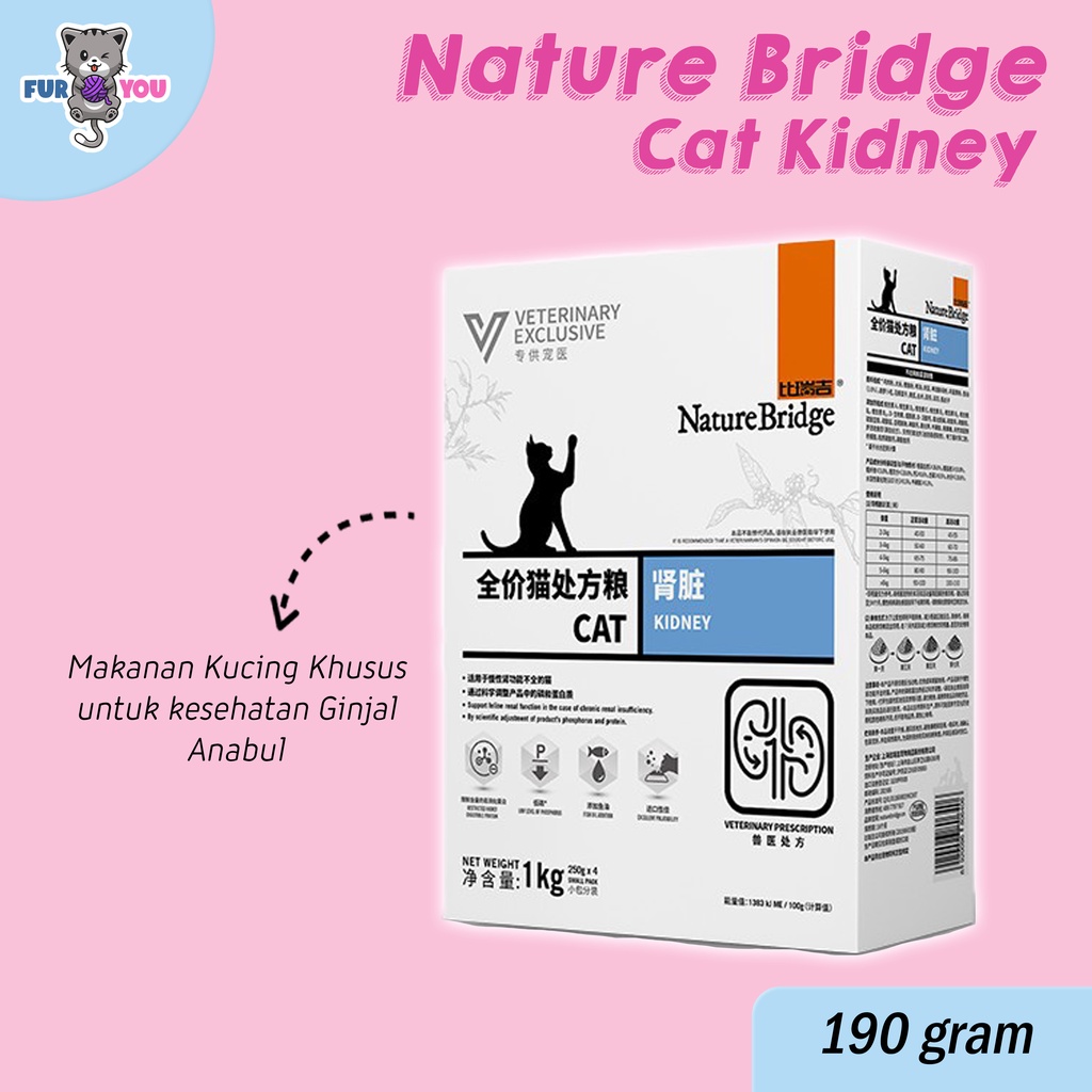 Nature Bridge Cat Kidney Makanan Basah Khusus Ginjal Kucing