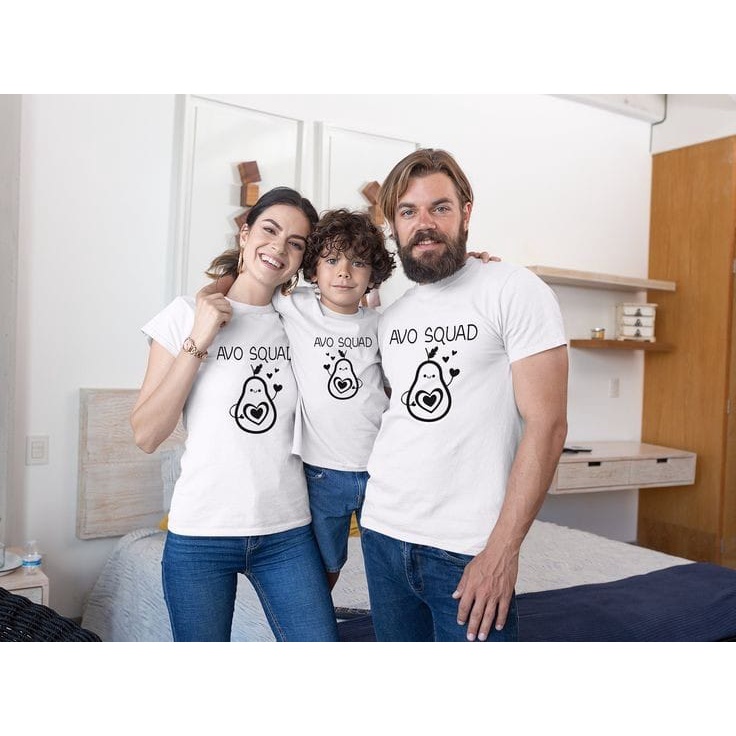 MYSTIQUE.ID-BAJU KAOS FAMILY AVO SQUAD T-SHIRT LUCU DAN AESTHETIC