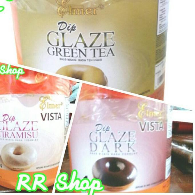 

VH5❁ Dip Glaze Elmer 1kg All Varian | Topping donat | Glaze | Spread | glaze murah | elmer dip gla