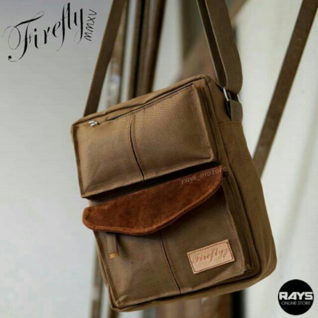 SLINGBAG TAS SELEMPANG TERLARIS UNISEX BAILEY KHAKI
