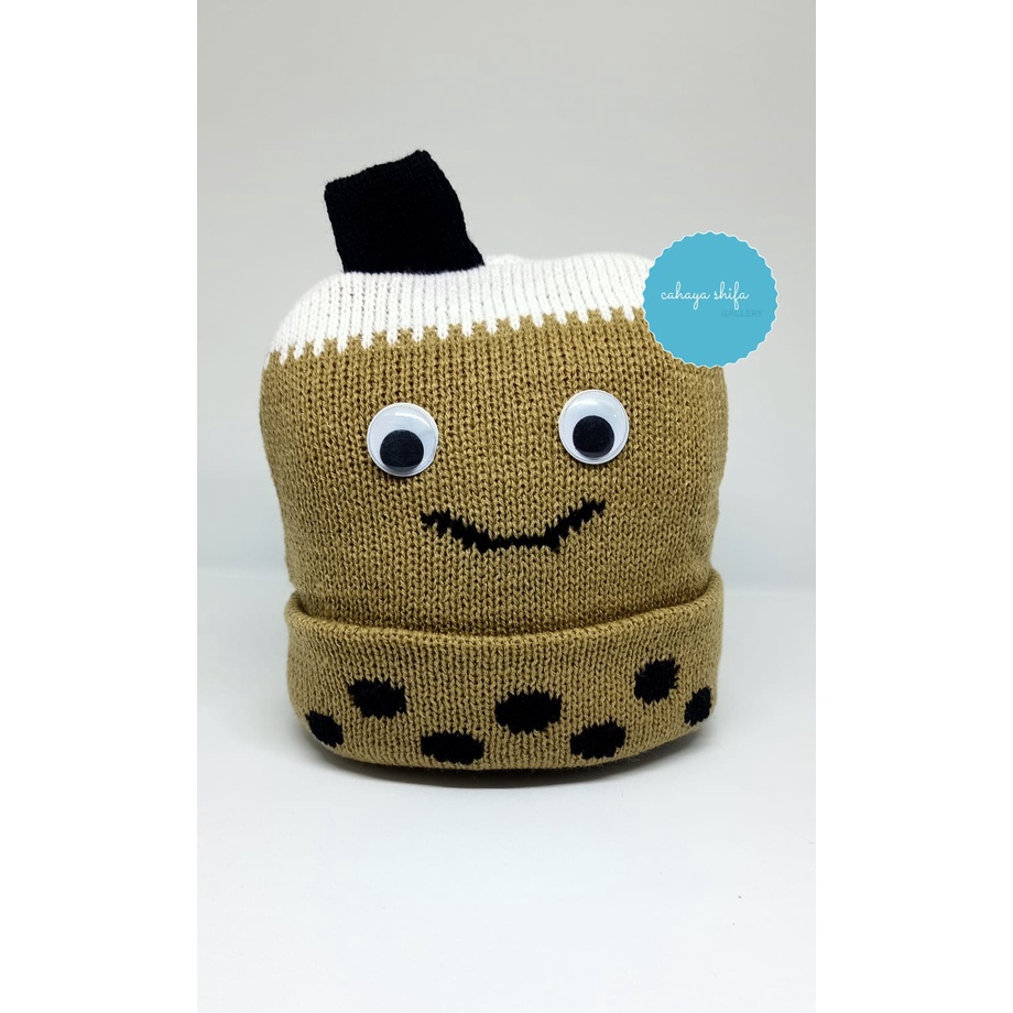 KUPLUK ANAK MOTIF ES BOBA / KUPLUK BAYI BOBA ICE SMILE