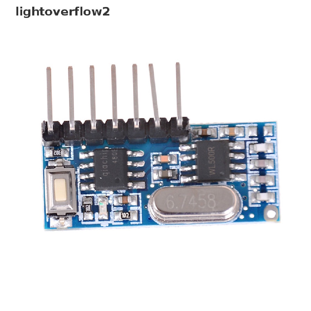 (Light2) Modul Decoder Rf Wireless 433mhz 1527 Untuk Belajar Kode