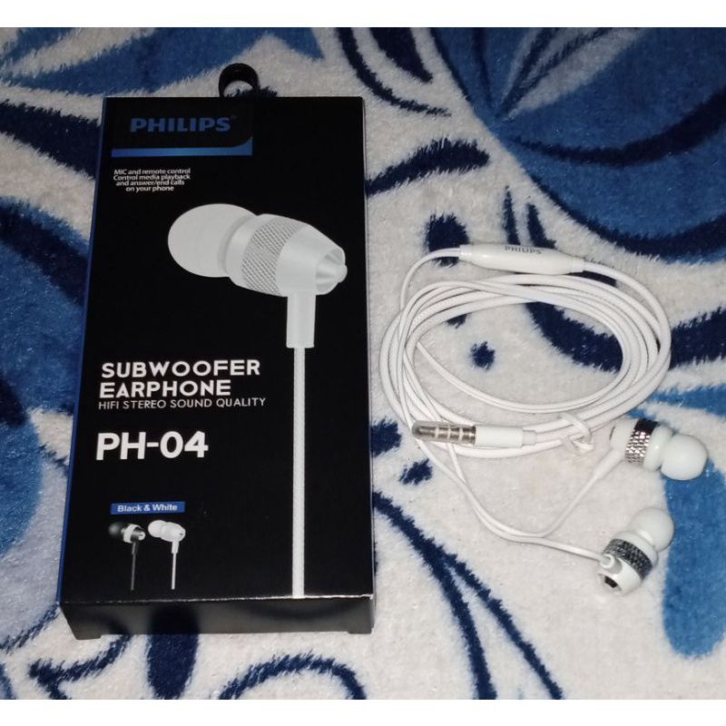 Handsfree Earphone Philips PH-04 HiFi Streo Sound Quality