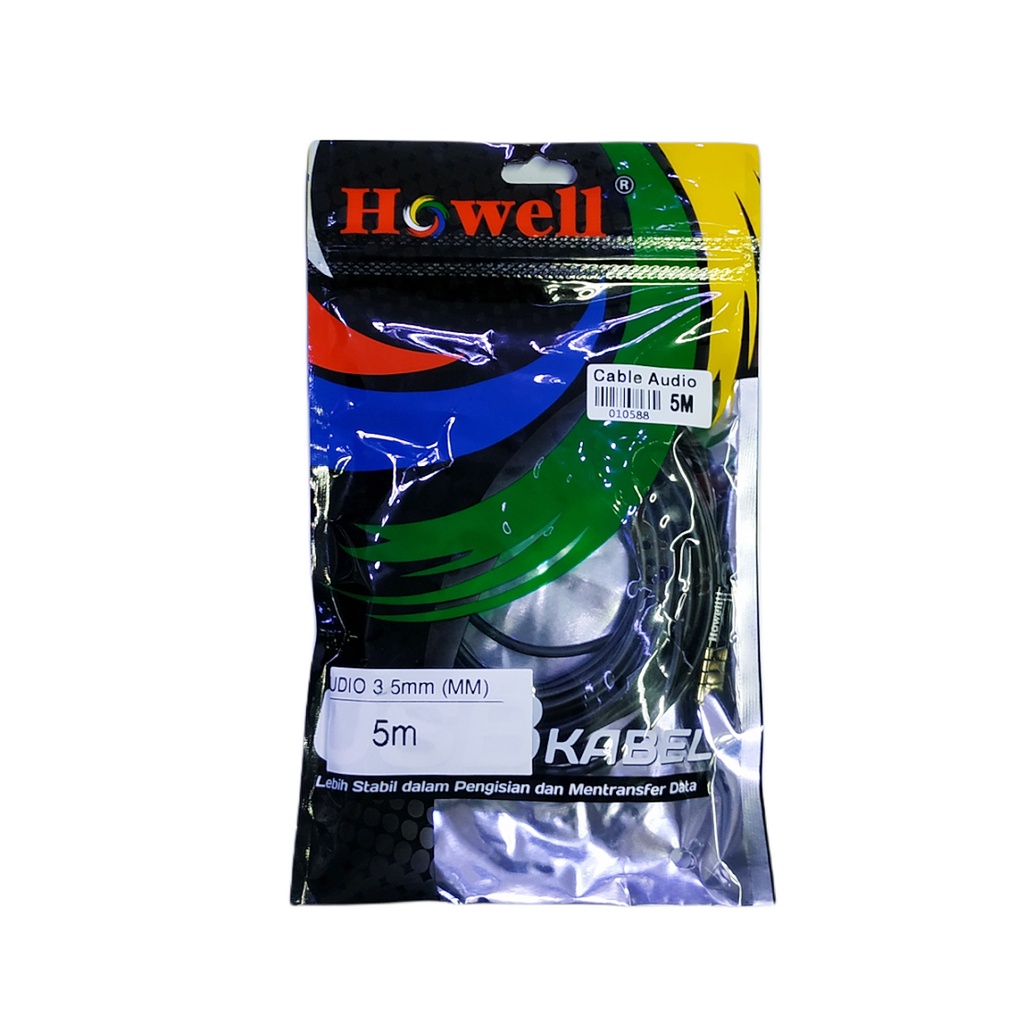 Howell Kabel Audio Aux TRRS 3.5mm 5M