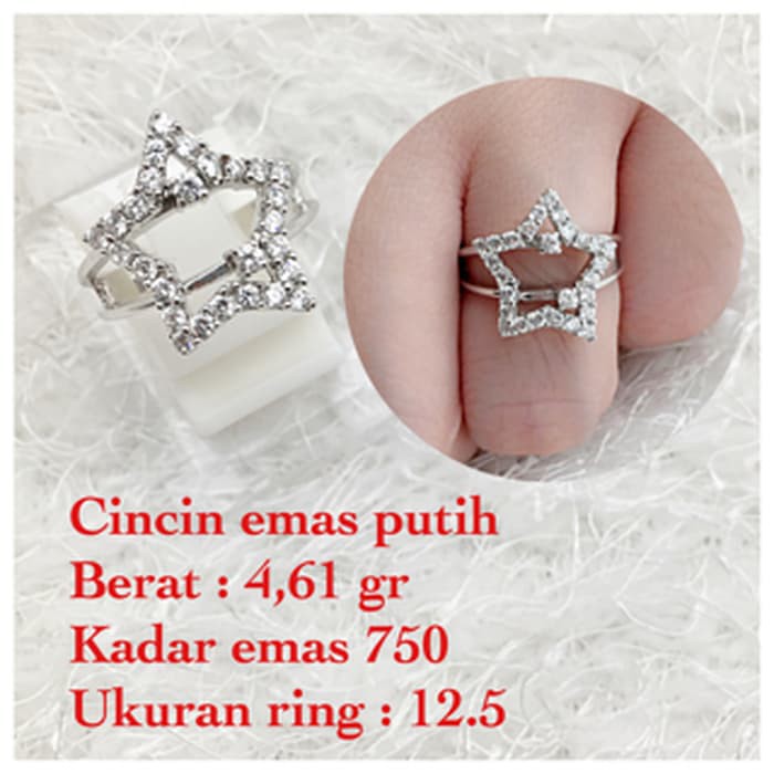 cincin emas putih