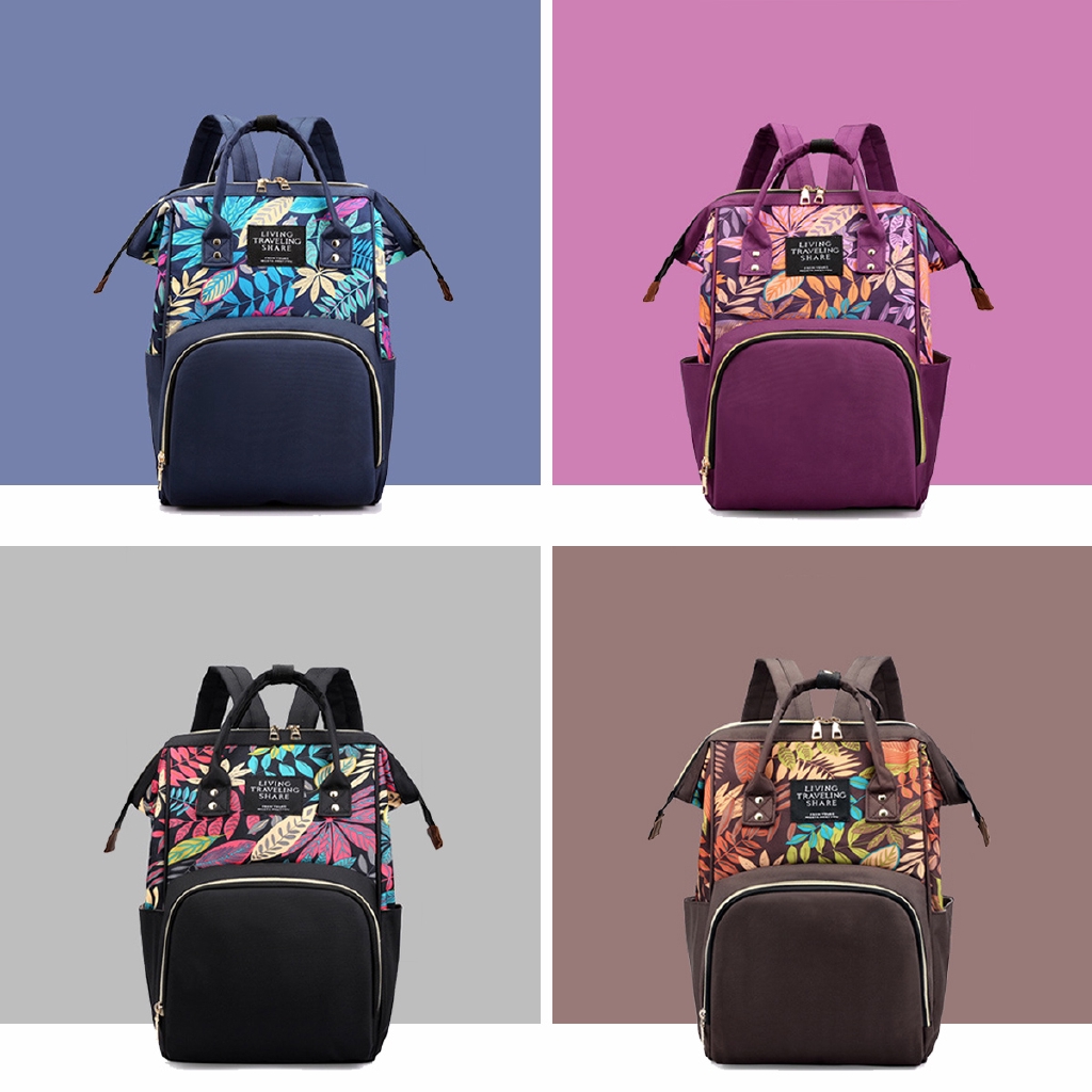 Women Backpack Bayi Diaper Bag Tas Perlengkapan Multifungsi Ransel Tas Botol Susu Baby Backpack