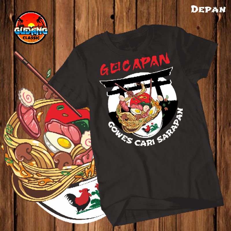 kaos Gocapan kaos sepeda gocapan gowes cari sarapan