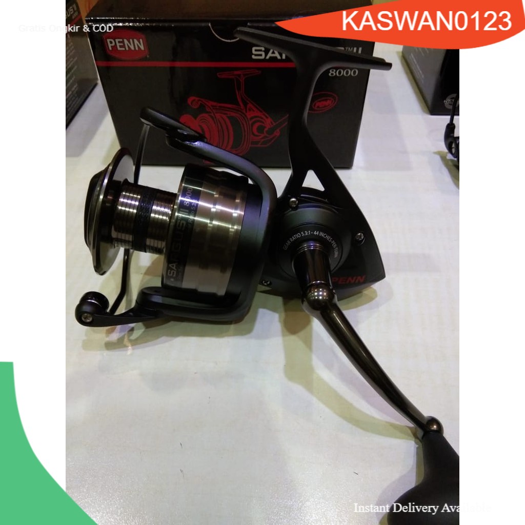 COD REEL JORAN PANCING PENN SARGUS II 8000 REEL LAUT KUAT MURAH REEL METAL ALAT PANCING PANCINGAN KA