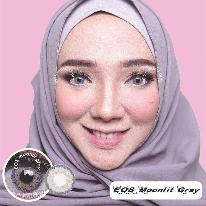 SOFTLENS FUZZY EOS MOONLIT GREY 14.5 MM NORMAL S.D -6.00