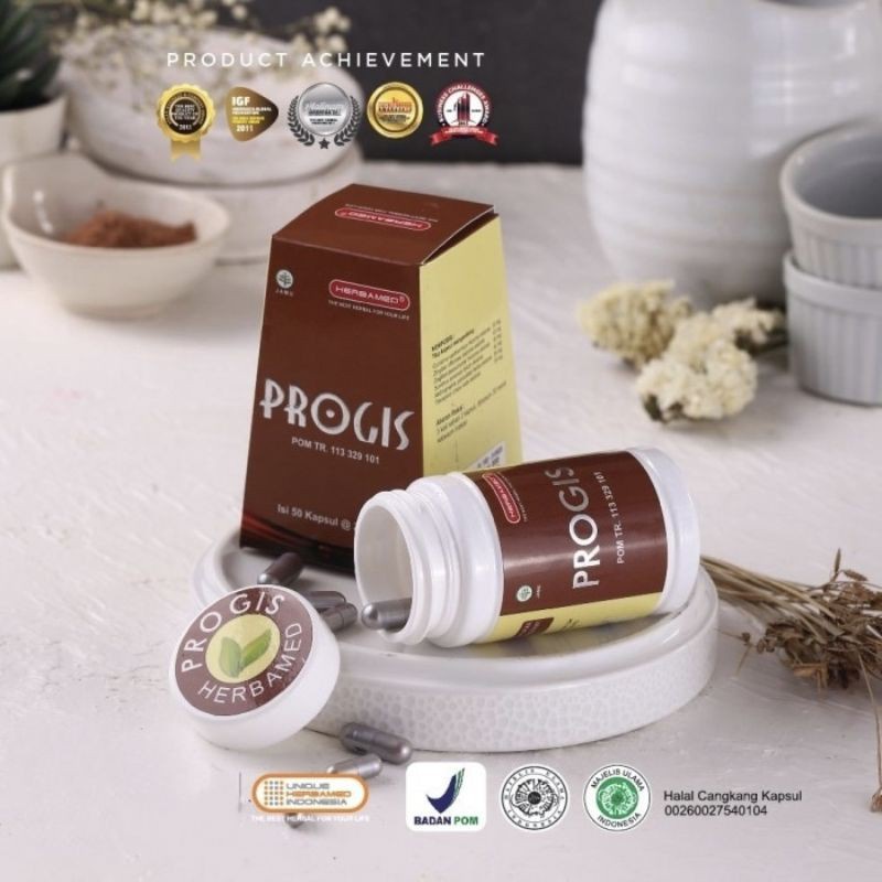 Herbamed Progis OriginalObat Saraf Kejepit Herbal Asam Urat Nyeri Sendi Pegal Linu