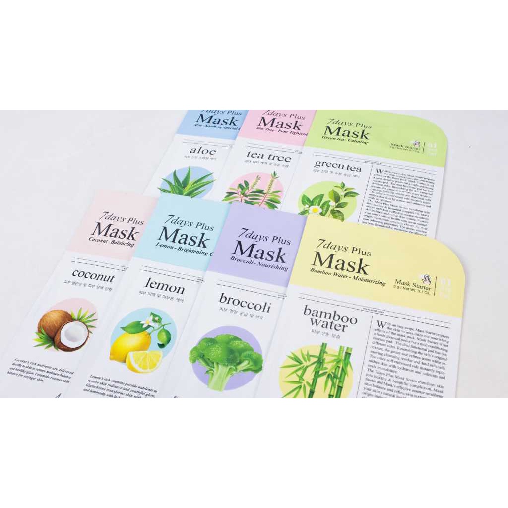 KINDSTORE❤ | Ariul The New 7 Days! Sheet Mask / Masker Vegan / Face Glowing Mask