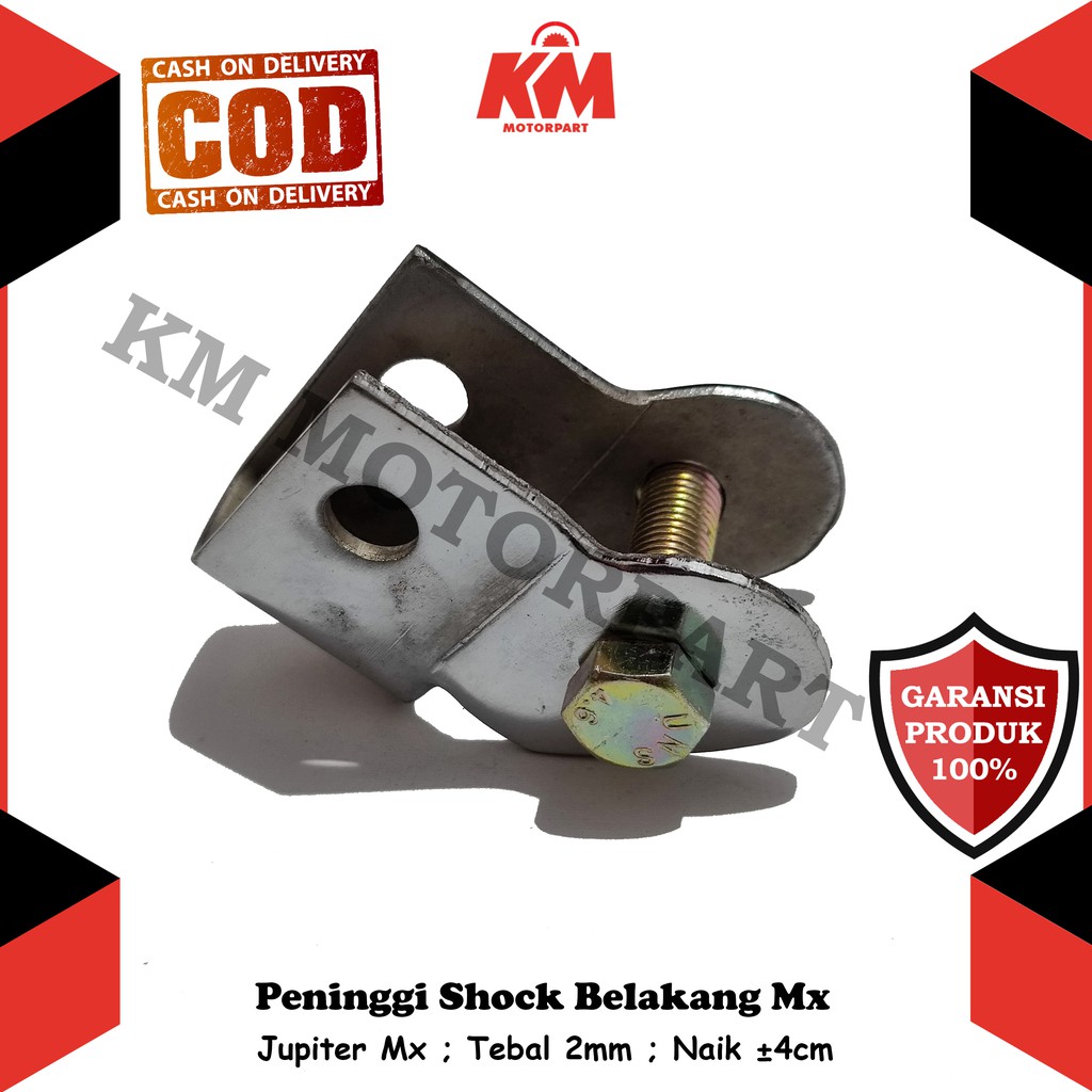 Peninggi Shock Belakang Mx 135 old New Bahan Berkualitas Naik 4 cm