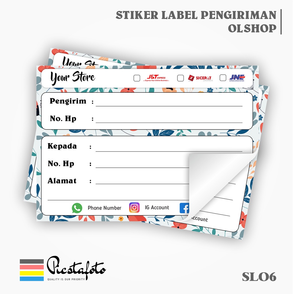 

Stiker Label Pengiriman Paket Online Shop Olshop - SLO6