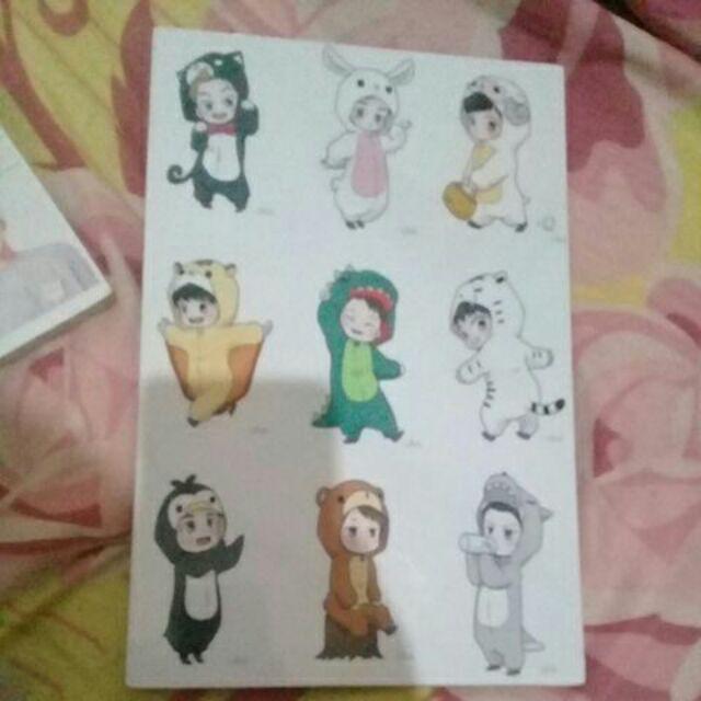 Pajangan Dinding Kayu Poster Kayu Hiasan Dinding Kpop Exo Dekorasi Rumah