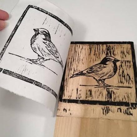 

Cat grafis cukil kayu cat print making lino etsa wood carving grafis