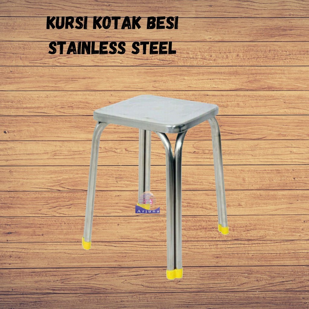 Kursi Besi Stainless steel Kursi Teras kursi kerja kursi kantor