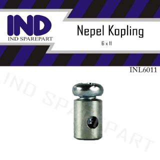 Nepel Kopling-Wire Nipple 6x11