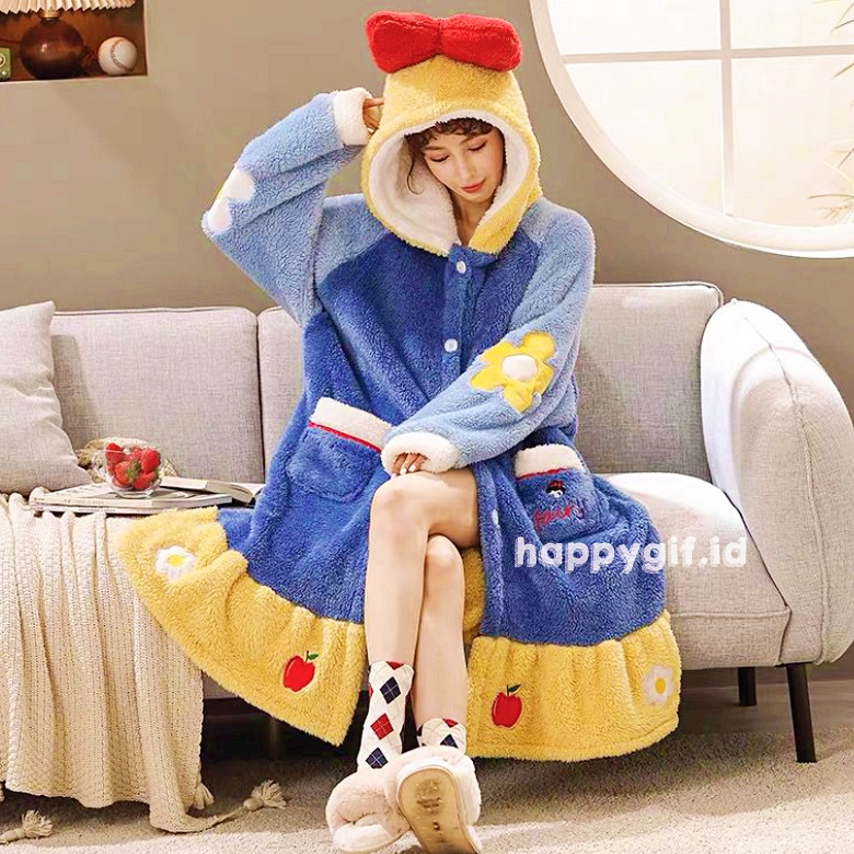 SNOW WHITE DASTER ONESIE BAJU TIDUR KOSTUM PIYAMA KIGURUMI