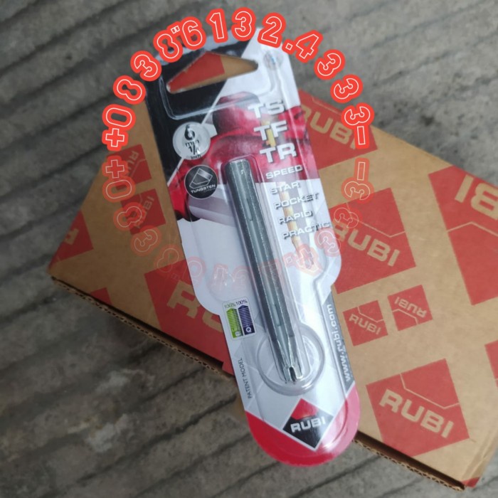 Mata Pisau Potong Geranit Keramik Dorong Manual 6 Mm Rubi Original