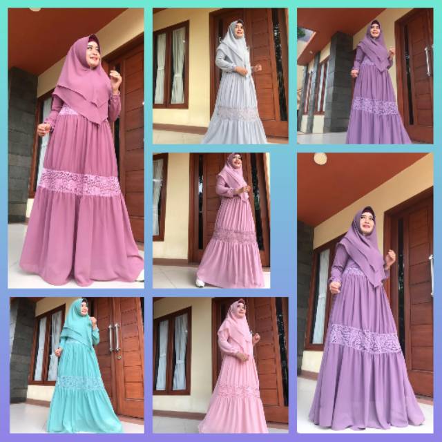 Gamis Fashion/Gamis Seruty babydoll original/Gamis syar'i/Gamis Abaya/Gamis Grosir Tanah Abang