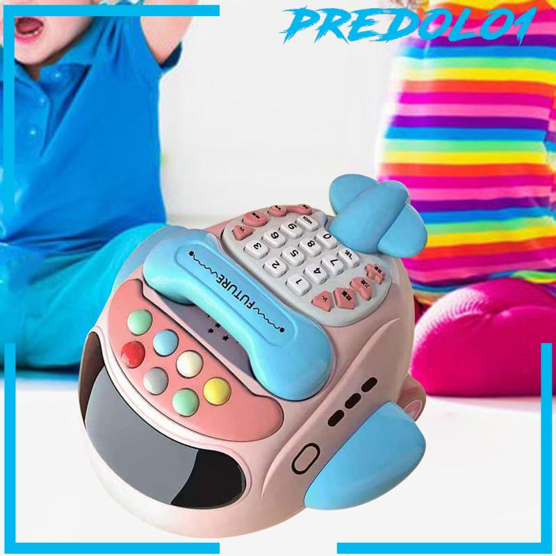 (Predolo1) Mainan Handphone Elektrik Dengan Palu Untuk Edukasi Anak Pra Sekolah
