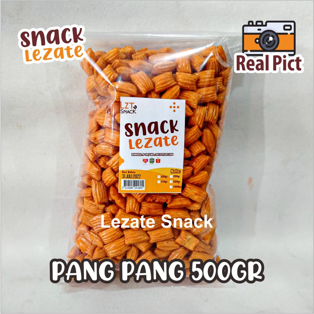 

Pangpang Pedas Manis 500gr Murah Enak Renyah / Pang Pang Kiloan/ Pangpang Manis Kiloan Lezate Snack
