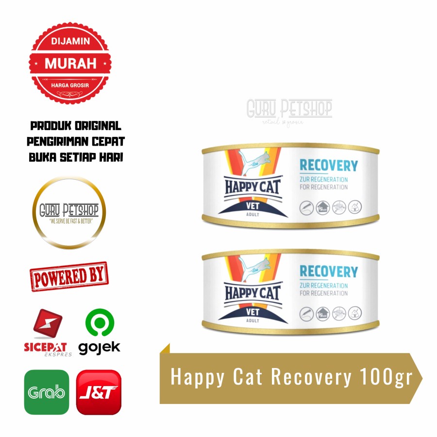 Happy Cat Recovery 100gr Makanan Basah Kucing Sakit Masa Penyembuhan