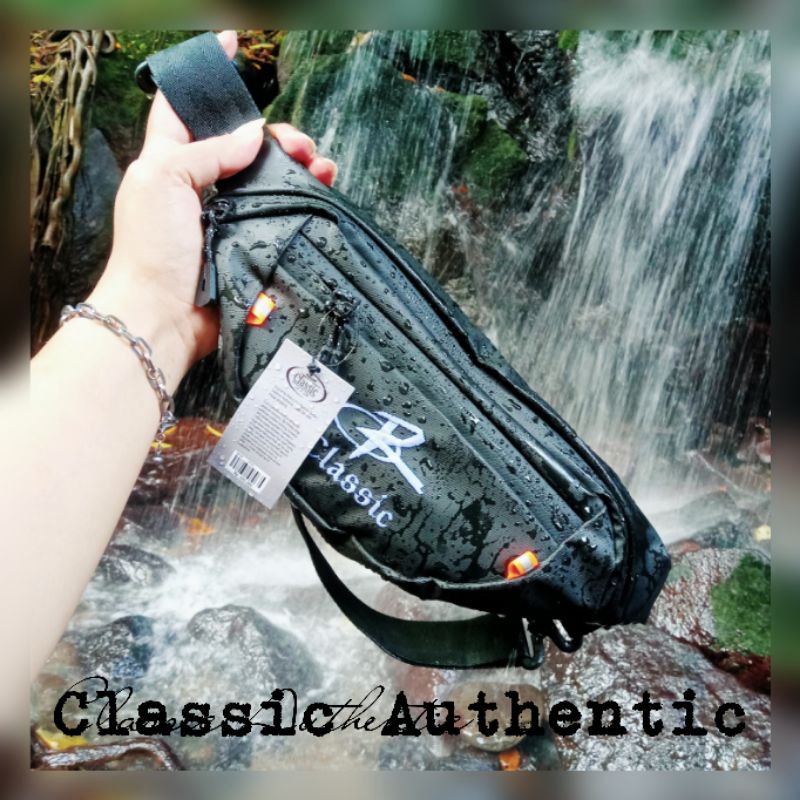 Classic Authentic Tas Selempang Pria Anti Air Weistbag Pria bahan PREMIUM Distro Original 100% high Quality terbaru Classic Authentic