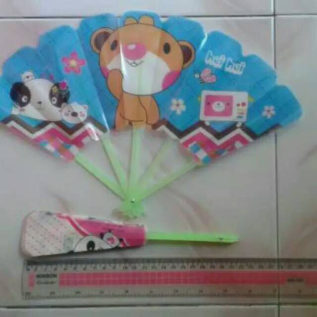 Kipas plastik lucu unik untuk souvenir/kipas souvenir