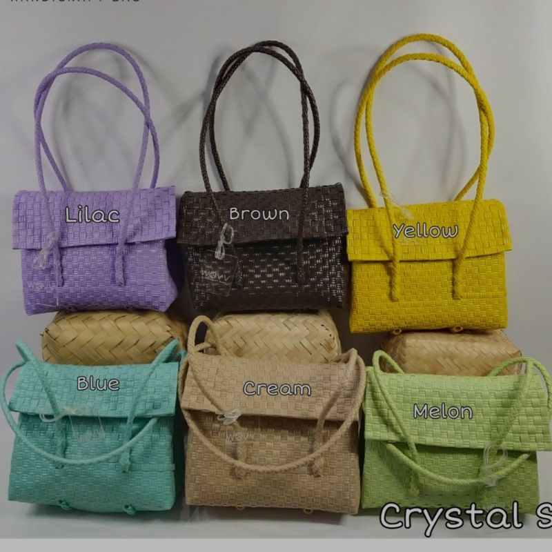 Tas Jali Kristal Bag Premium/ Tas Jali Crystal Tutup Magne /Tas Jali Flip Premium